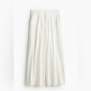 H&M linen wide leg pant